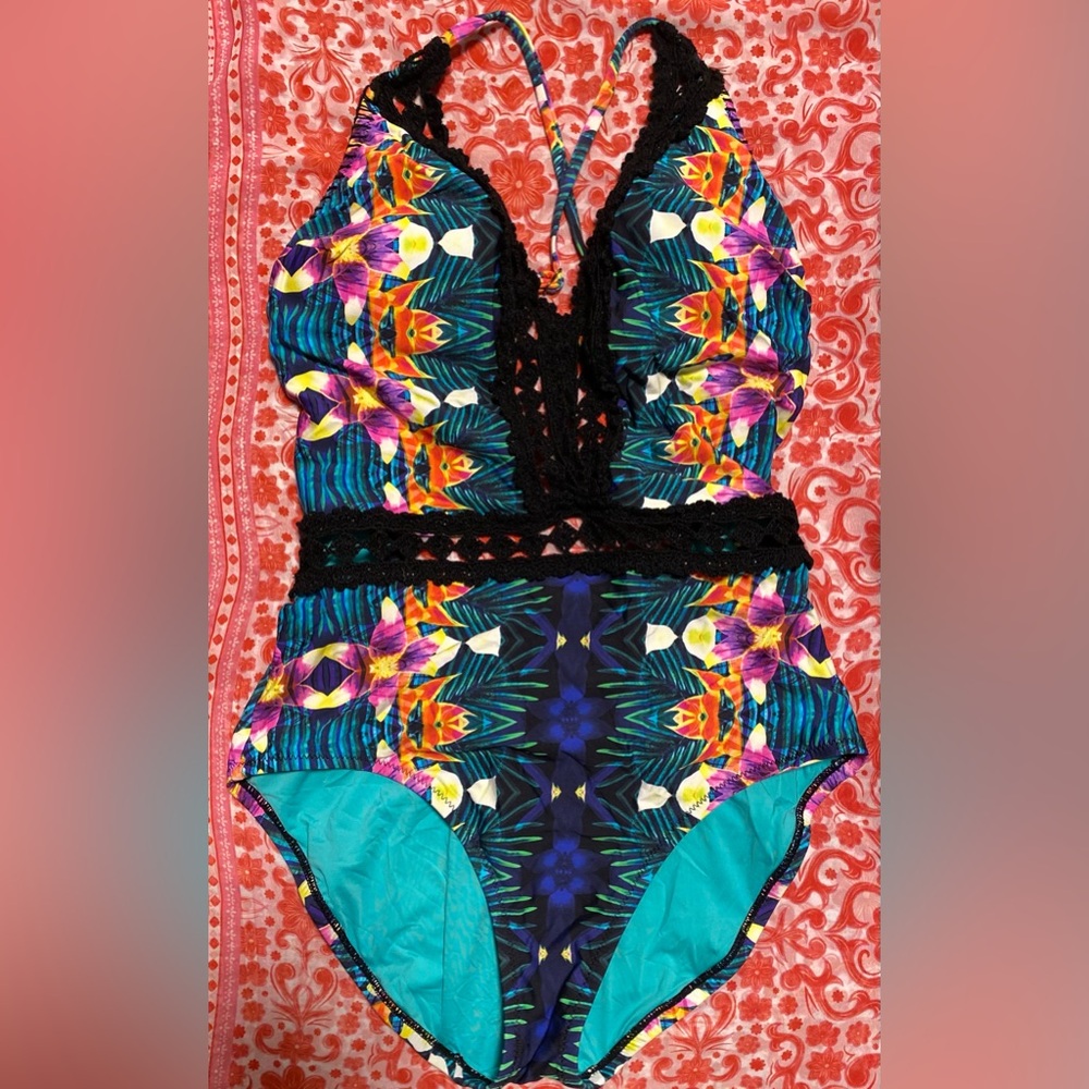 Nanette Lepore Vibrant Floral One-Piece Swimsuit